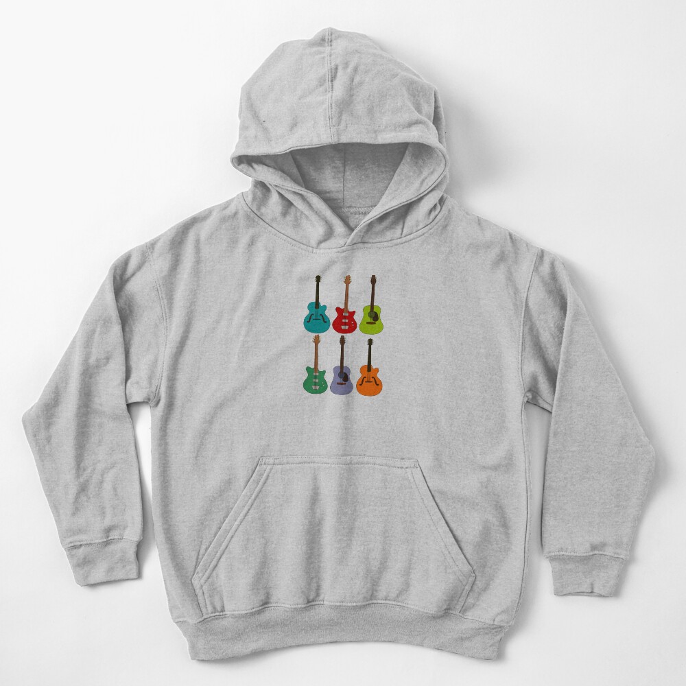 Guitars Kids Pullover Hoodie