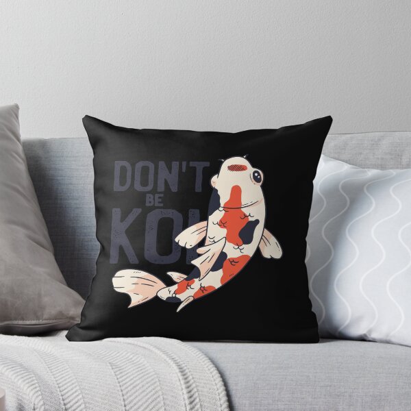 Item preview, Don't be koi - funny fishing puns designed and sold by PrintPress.
