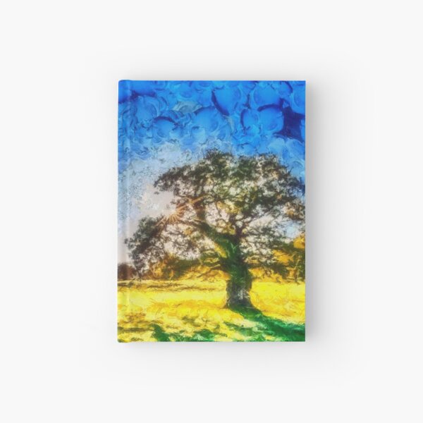 landscape trees Hardcover Journal