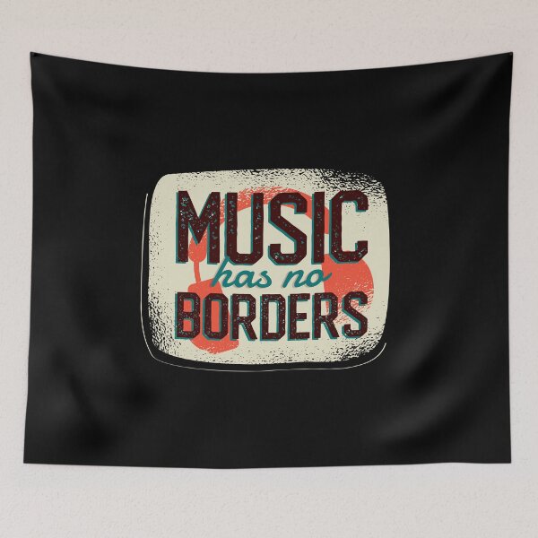 Item preview, Music has no borders - inclusive tees. designed and sold by PrintPress.