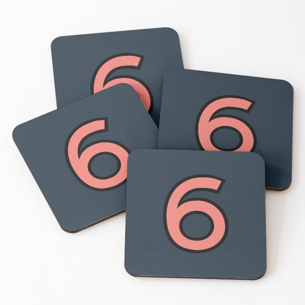 Item preview, Funky Number 6 (Six) designed and sold by D-Spot Shop.