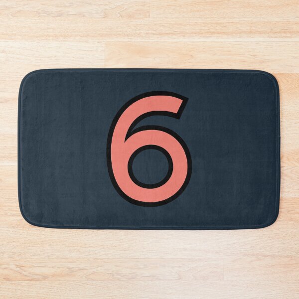 Item preview, Funky Number 6 (Six) designed and sold by D-Spot Shop.