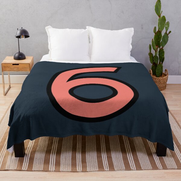 Item preview, Funky Number 6 (Six) designed and sold by D-Spot Shop.