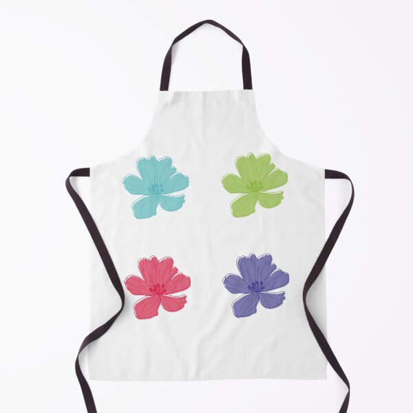 Artikelvorschau, Farben der Frühlingsblumen-Packung mit 4 Aufklebern entworfen und verkauft von CSouissi.