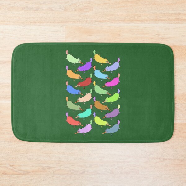 Item preview, Colorful and Cute Platypus Pattern (green) designed and sold by Davey's Designs.