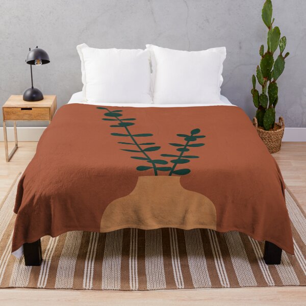 Artikelvorschau, Terracotta, Earth Tones, Wall Decor, Pottery Plant entworfen und verkauft von technicolorable_art.