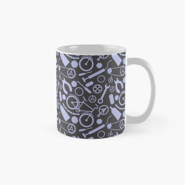 Item preview, Blue Bicycle tools on dark gray background designed and sold by shushunya13.