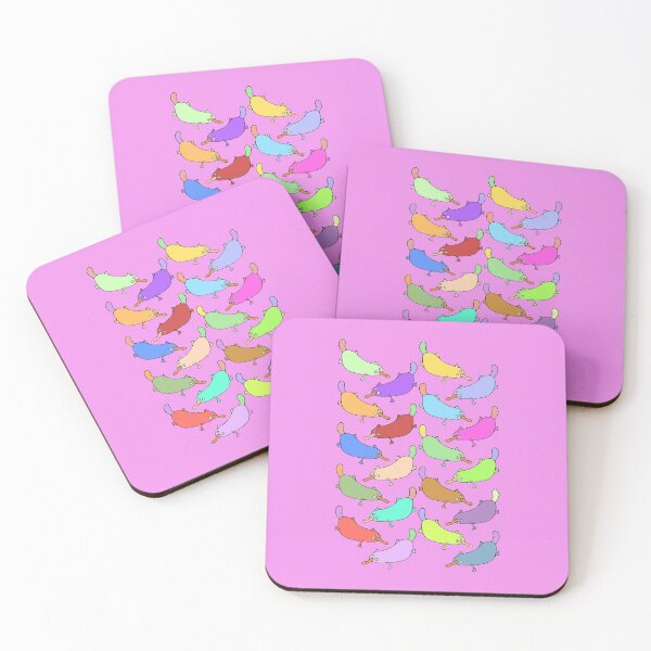 Item preview, Colorful and Cute Platypus Pattern (pink) designed and sold by Davey's Designs.