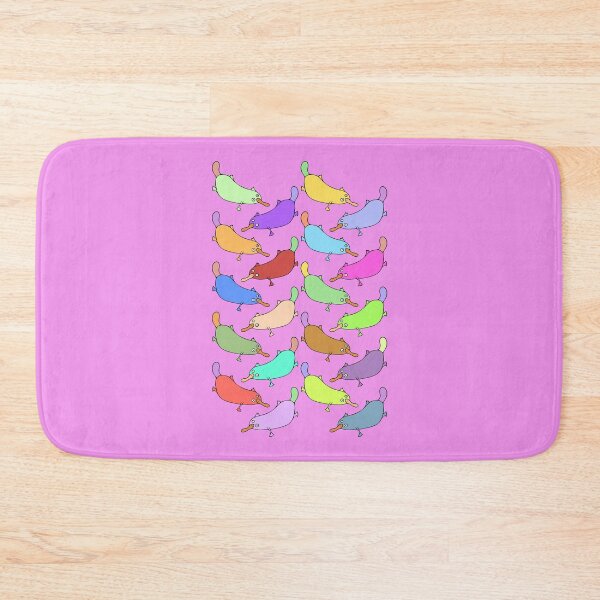 Item preview, Colorful and Cute Platypus Pattern (pink) designed and sold by Davey's Designs.