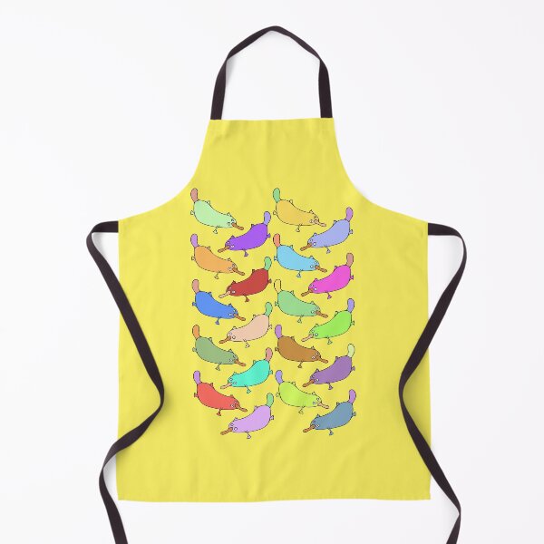 Item preview, Colorful and Cute Platypus Pattern (yellow) designed and sold by Davey's Designs.