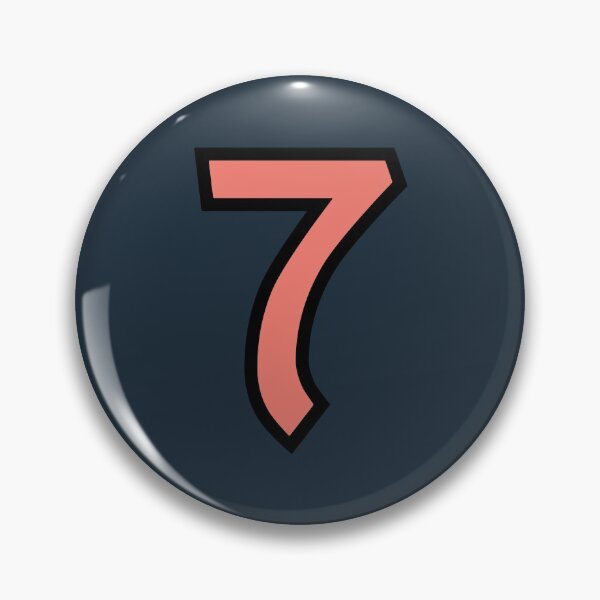 Item preview, Funky Number 7 (Seven) designed and sold by D-Spot Shop.