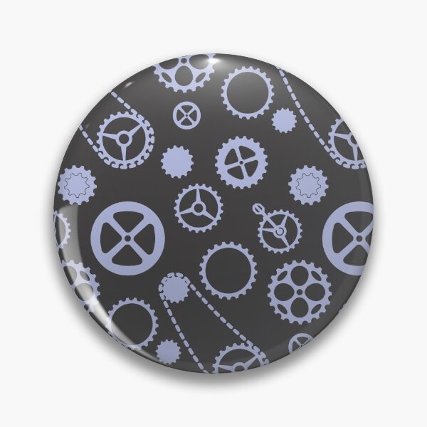 Item preview, Chain rings pattern purple blue on dark gray background designed and sold by shushunya13.
