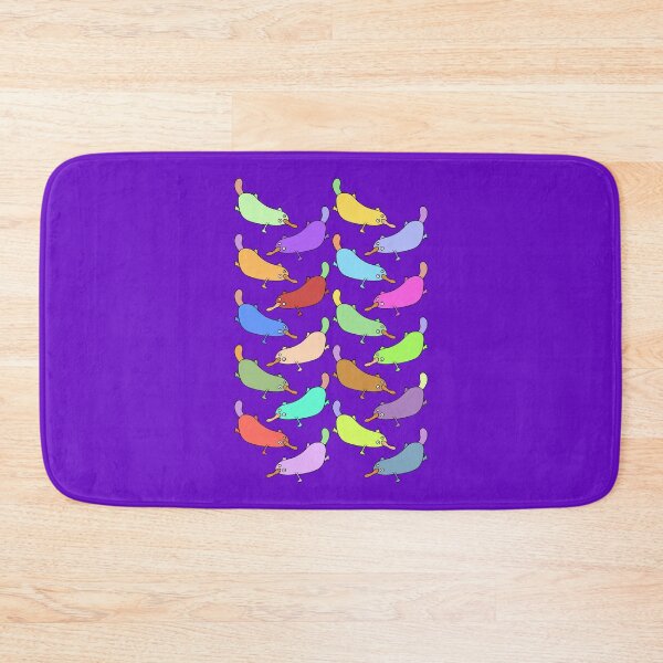 Item preview, Colorful and Cute Platypus Pattern (purple) designed and sold by Davey's Designs.