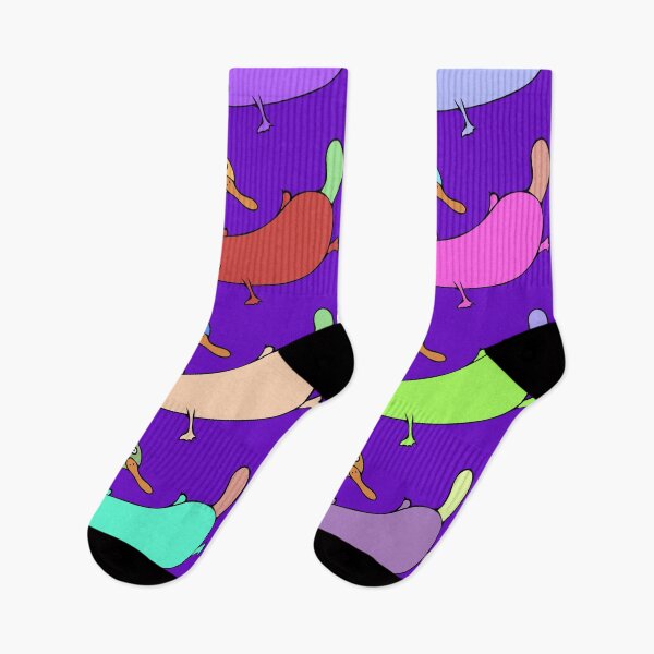 Item preview, Colorful and Cute Platypus Pattern (purple) designed and sold by Davey's Designs.