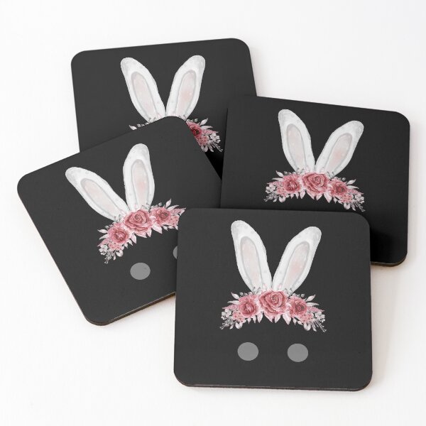 Item preview, Easter Bunny Face Costume - Funny Cute Rabbit Ears designed and sold by PinkyTree.