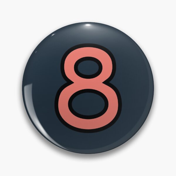 Item preview, Funky Number 8 (Eight) designed and sold by D-Spot Shop.