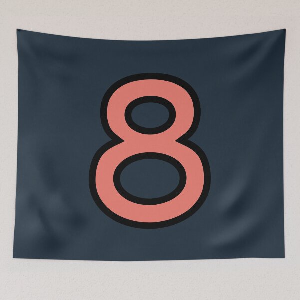 Item preview, Funky Number 8 (Eight) designed and sold by D-Spot Shop.