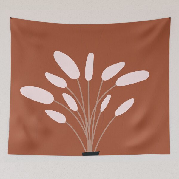 Artikelvorschau, Terracotta, Earth Tones, Wall Decor, Pottery Plant 2 entworfen und verkauft von technicolorable_art.