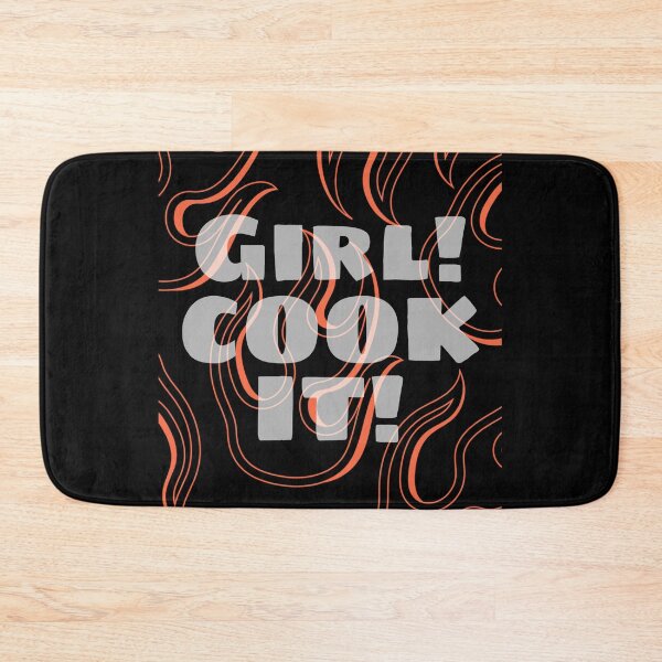 Item preview, 'Girl! Cook it!' -A Design for Chefs designed and sold by WeLovePlantsToo.