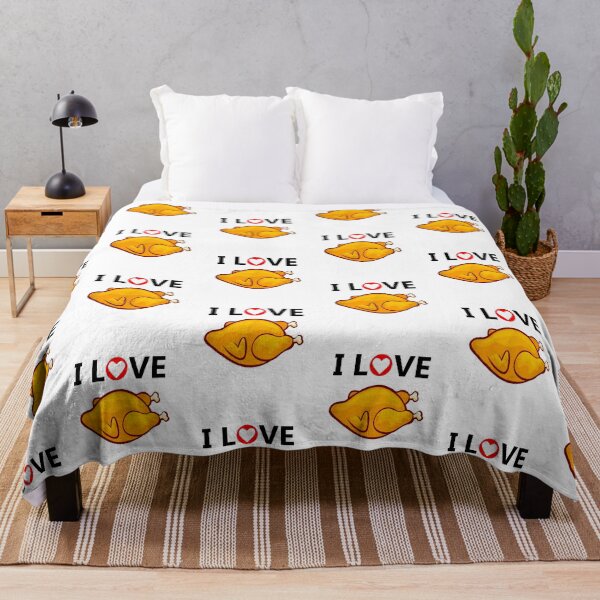 Item preview, I Love Grilled Chicken - Fried Chicken - Barbecue Chicken - Crispy Chicken designed and sold by urban-design.