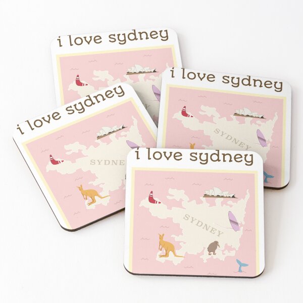 Item preview, i love sydney, australia, sydney sider, opera house, kangaroo, kiwi designed and sold by cathelkav.