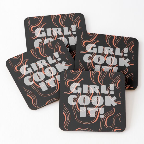 Item preview, 'Girl! Cook it!' -A Design for Chefs designed and sold by WeLovePlantsToo.