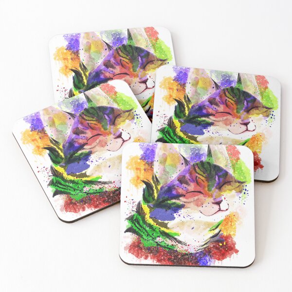 Item preview, Watercolour beauty cat designed and sold by Kristoffersson.