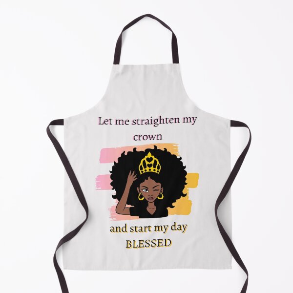 Item preview, Let me straighten my crown and start my day blessed-White designed and sold by bkmagicstyle.