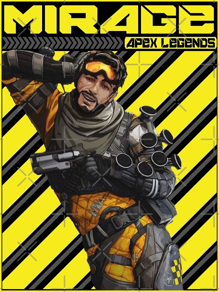 Apex Legends Mirage Greeting Card For Sale By Votrevpx Redbubble