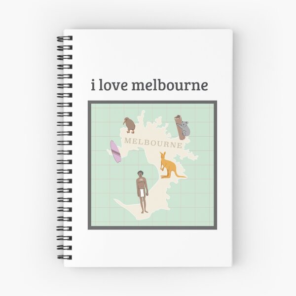 Aperçu de l'œuvre j'aime melbourne, melbourne, australie, australiens, australiens, victoria, créée et vendue par cathelkav.