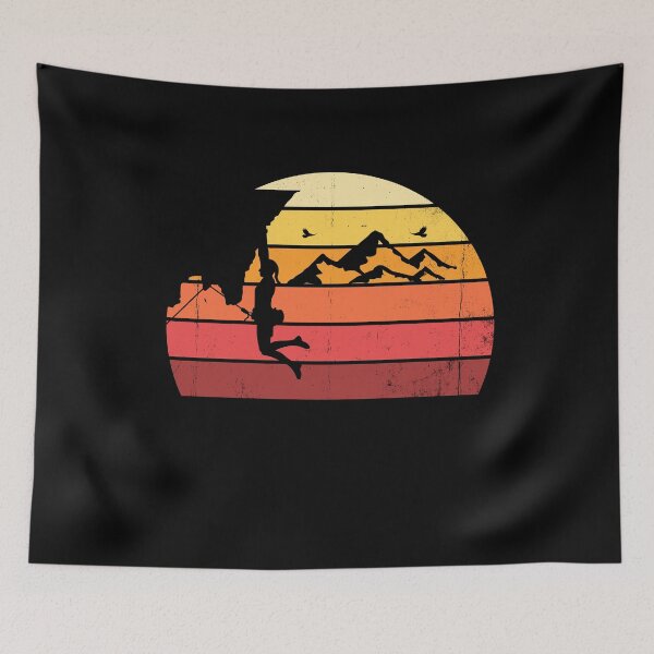Item preview, Mountaineering Vintage Boulderer Women Climbing designed and sold by Ibu83.