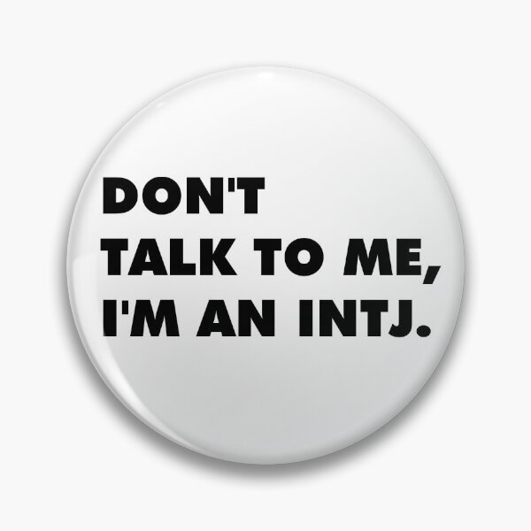 Item preview, Don't talk to me. I'm an INTJ. designed and sold by SerenaMinimal.