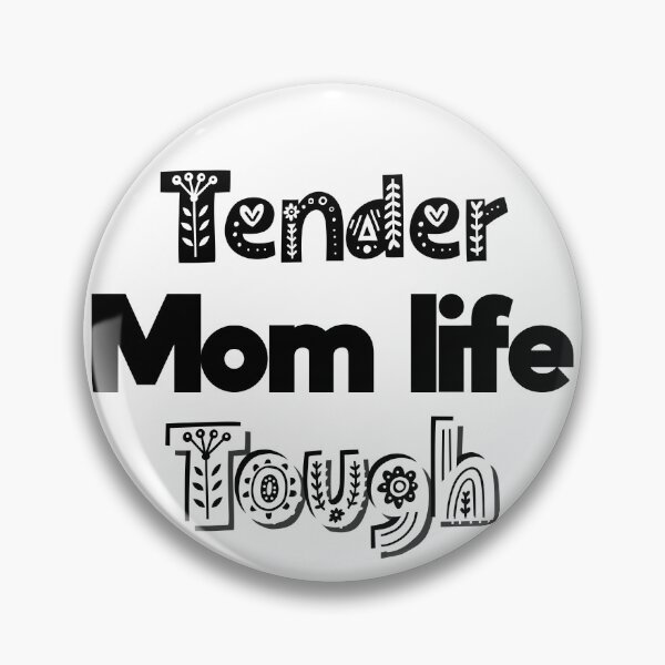 Item preview, Mom Life - tender yet tough typography  designed and sold by AMSonArt.