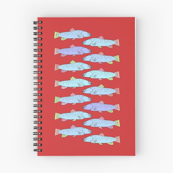 Item preview, Cute and Colorful Trout Pattern (red) designed and sold by Davey's Designs.