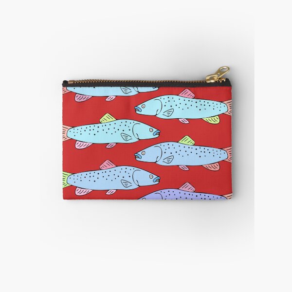 Item preview, Cute and Colorful Trout Pattern (red) designed and sold by Davey's Designs.