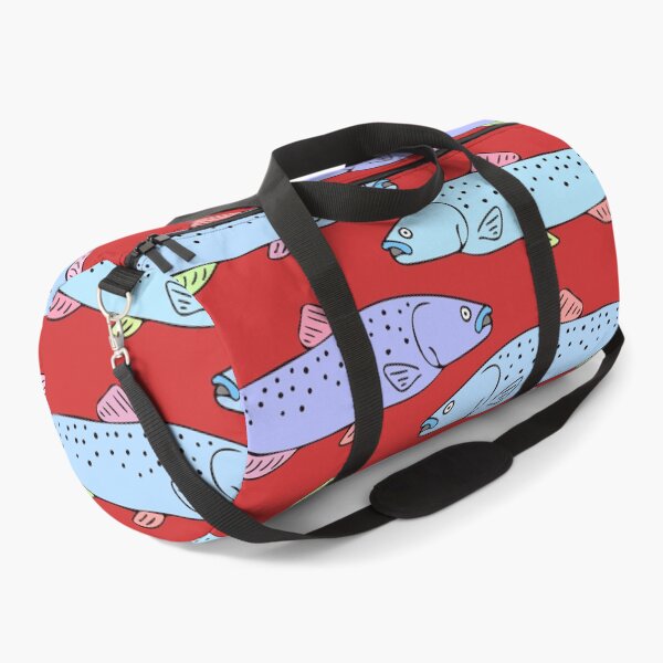 Item preview, Cute and Colorful Trout Pattern (red) designed and sold by Davey's Designs.