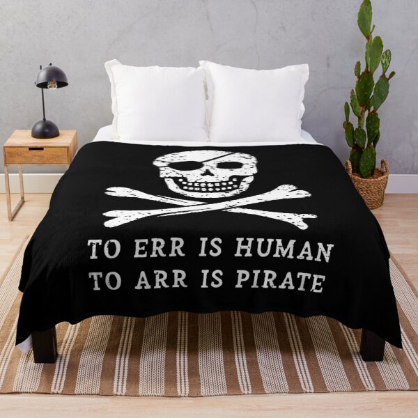 Item preview, To Err is Human, to ARR is Pirate designed and sold by IncognitoMode.
