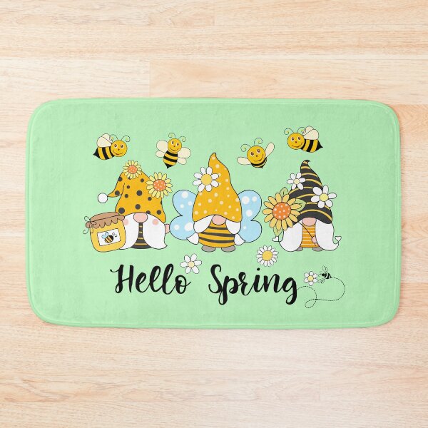 Item preview, Hello Spring, Gnome Bees Sunflower, Bee Spring designed and sold by MagicBoutique.