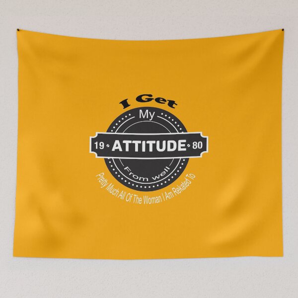 Item preview, I Get My Attitude designed and sold by Clothesify.