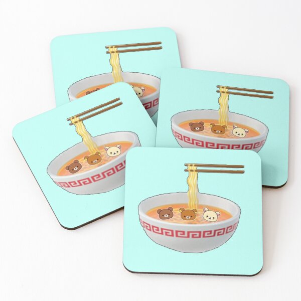 Item preview, Kawaii and happy bear Japanase noodles pretty animals designed and sold by HappyDays-.