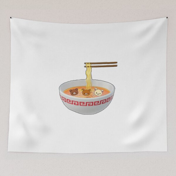 Item preview, Kawaii and happy bear Japanase noodles pretty animals designed and sold by HappyDays-.