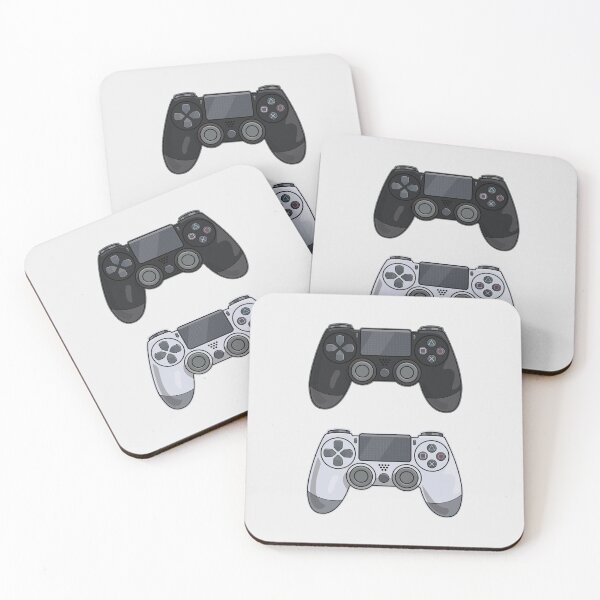 Item preview, Black and White Video Game Controllers designed and sold by Hixon House.