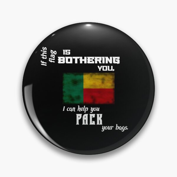 Item preview, Beninese flag - pack your bags designed and sold by 2Girls1Shirt.