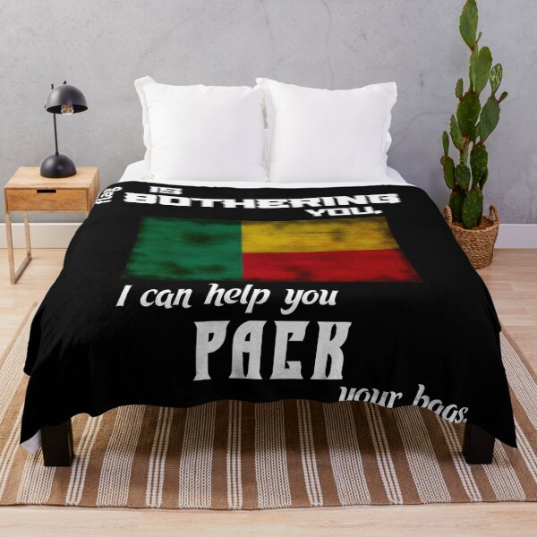 Item preview, Beninese flag - pack your bags designed and sold by 2Girls1Shirt.
