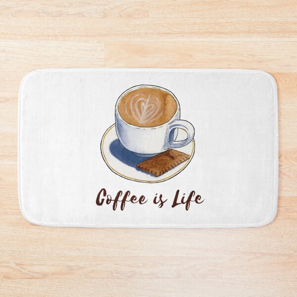 Item preview, Coffee is life designed and sold by Rotfuchsillu.