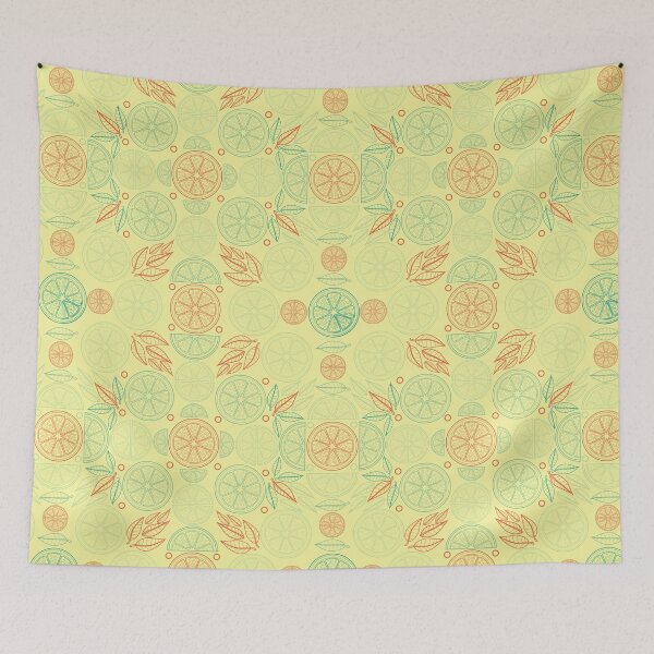 Item preview, Citrus Splash Seamless Surface Pattern Design designed and sold by ZaryaKiqo.