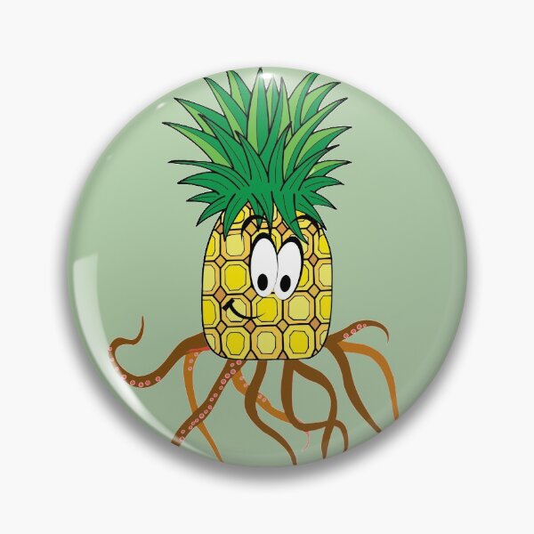 Item preview, Yellow Pineapple Octopus designed and sold by DiensDesign.