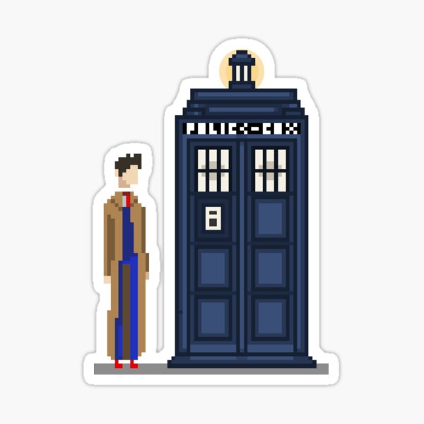 Item preview, Pixel tenth Doctor designed and sold by Reece M.