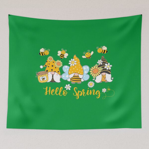 Item preview, Hello Spring Gnome Bees designed and sold by MagicBoutique.