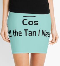 Trig Math Joke Mini Skirt